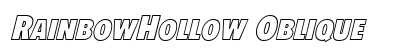 RainbowHollow Oblique preview