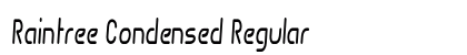 Raintree Condensed Regular Preview