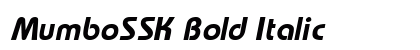 MumboSSK Bold Italic Preview