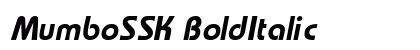 MumboSSK BoldItalic preview