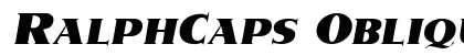 RalphCaps Oblique preview