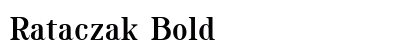 Rataczak Bold preview