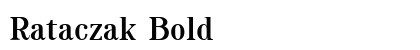 Rataczak Bold preview