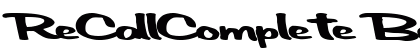 ReCallComplete Bold preview
