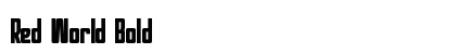 Red World Bold preview