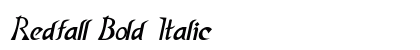 Redfall Bold Italic Preview
