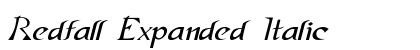 Redfall Expanded Italic Preview