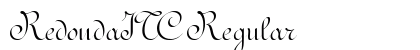 RedondaITC Regular preview