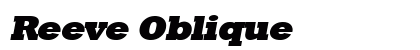 Reeve Oblique preview
