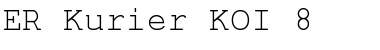 ER Kurier KOI-8 Normal Font ER Kurier KOI-8 Normal Font