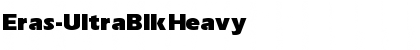 Eras-UltraBlk Heavy Font
