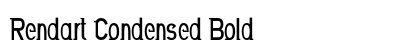 Rendart Condensed Bold Preview