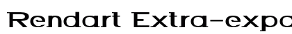 Rendart Extra-expanded Bold Preview