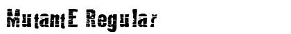 MutantE Regular preview