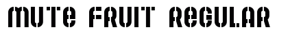Mute Fruit Regular preview