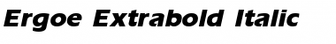 Ergoe Extrabold Font