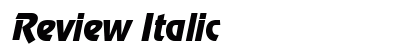 Review Italic preview