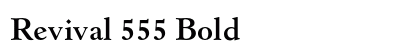 Revival 555 Bold Preview