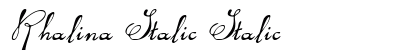 Rhalina Italic Italic preview