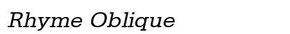 Rhyme Oblique Preview