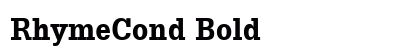 RhymeCond Bold preview