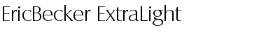 Download EricBecker-ExtraLight Font