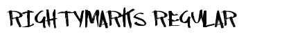 RightyMarks Regular preview