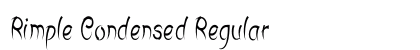 Rimple Condensed Regular Preview