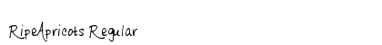 RipeApricots Regular preview