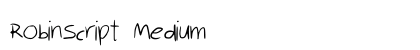 RobinScript Medium preview