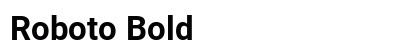 Roboto Bold Preview