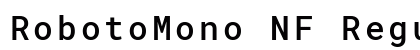 RobotoMono NF Regular preview