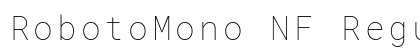 RobotoMono NF Regular preview