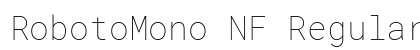 RobotoMono NF Regular preview