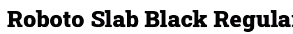 Roboto Slab Black Regular preview
