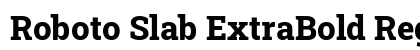 Roboto Slab ExtraBold Regular preview