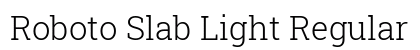 Roboto Slab Light Regular preview