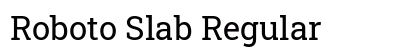 Roboto Slab Regular preview