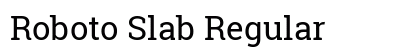 Roboto Slab Regular preview