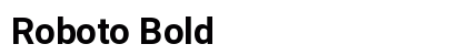Roboto Bold Preview
