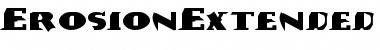 ErosionExtended Regular Font