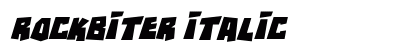 RockBiter Italic preview