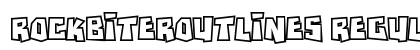 RockBiterOutlines Regular preview