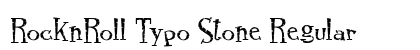 RocknRoll Typo Stone Regular preview