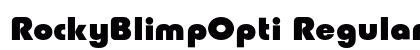 RockyBlimpOpti Regular preview
