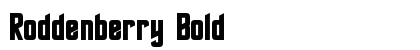 Roddenberry Bold preview