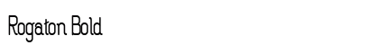 Rogaton Bold preview
