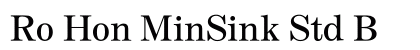 Ro Hon MinSink Std B preview