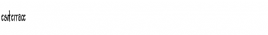 esoterrace Font
