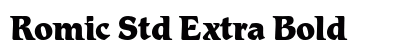 Romic Std Extra Bold Preview